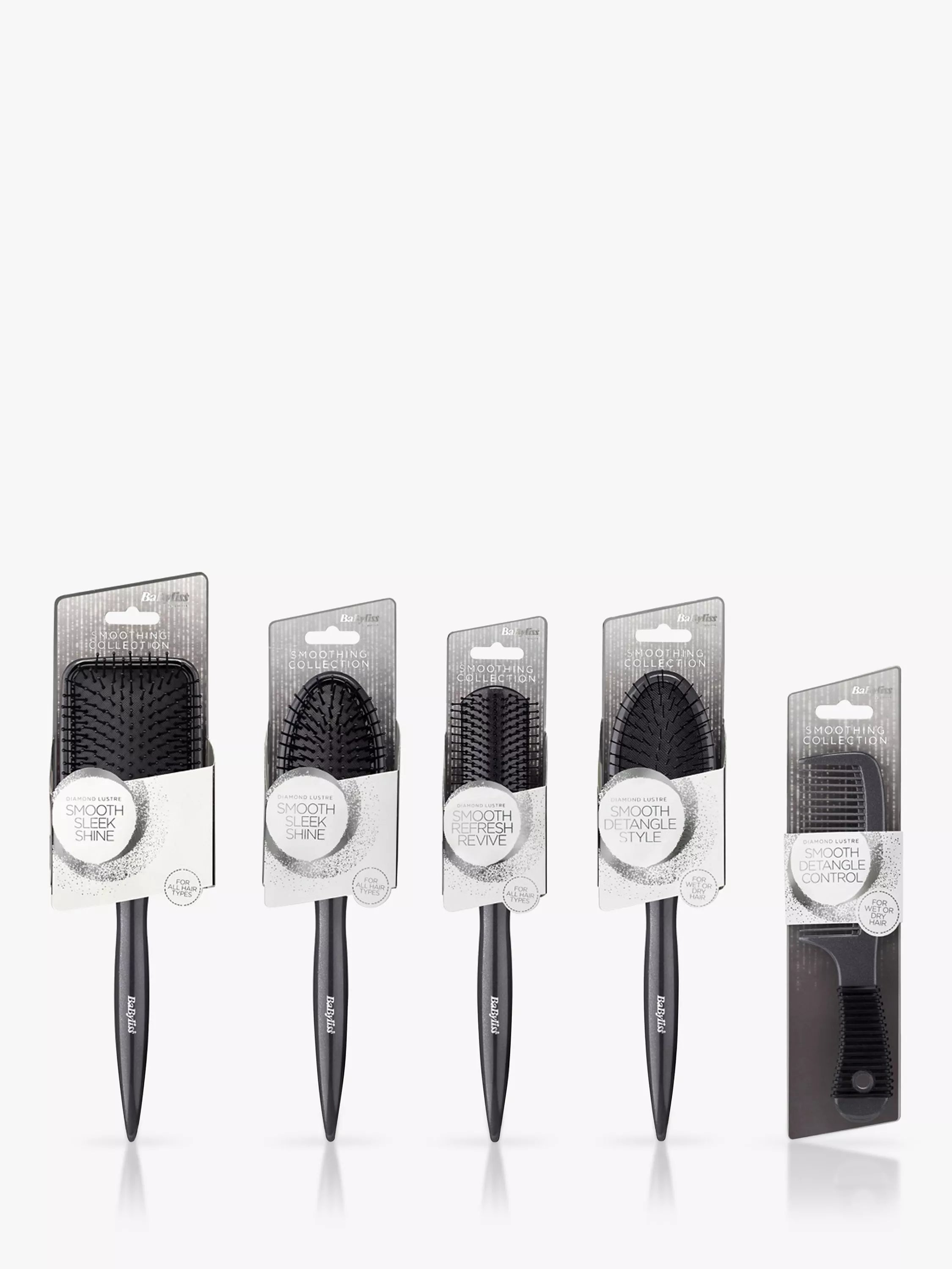 BaByliss diamond cushion brush hair styler accessory black - British product