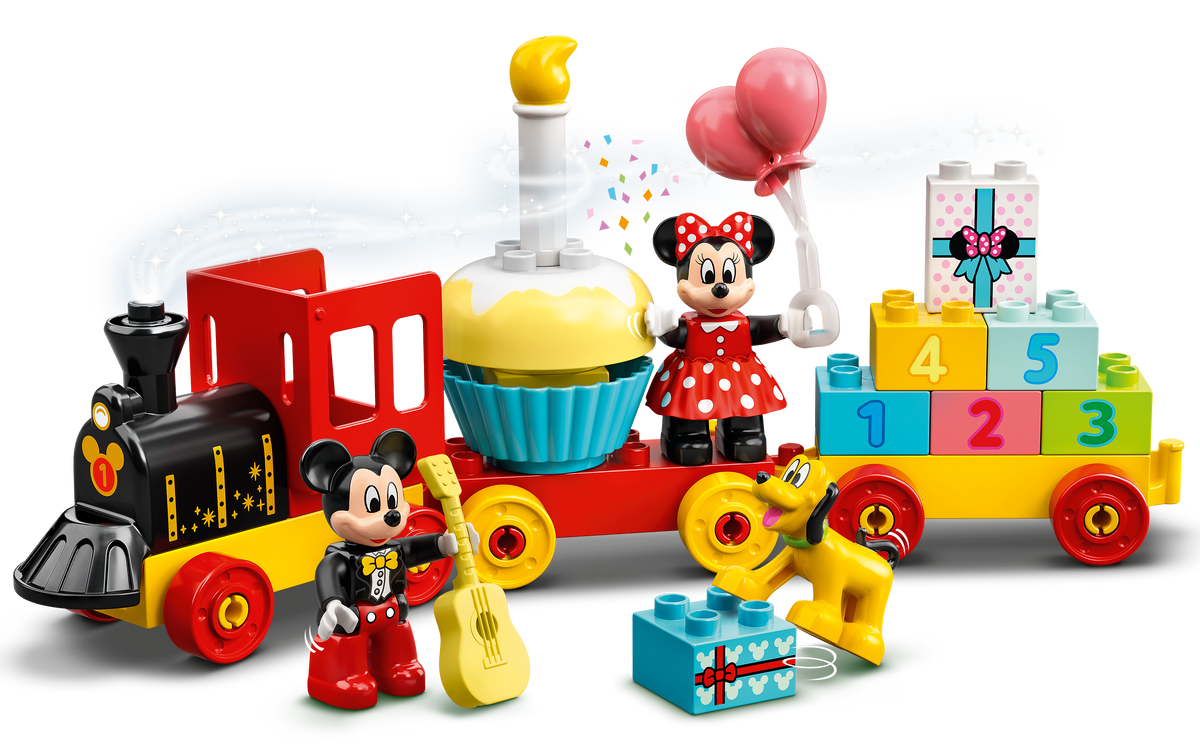 LEGO Mickey Minnie Birthday Train DUPLO 22 Piece, imported from the UK