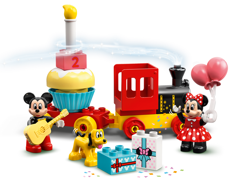 LEGO Mickey Minnie Birthday Train DUPLO 22 Piece, imported from the UK