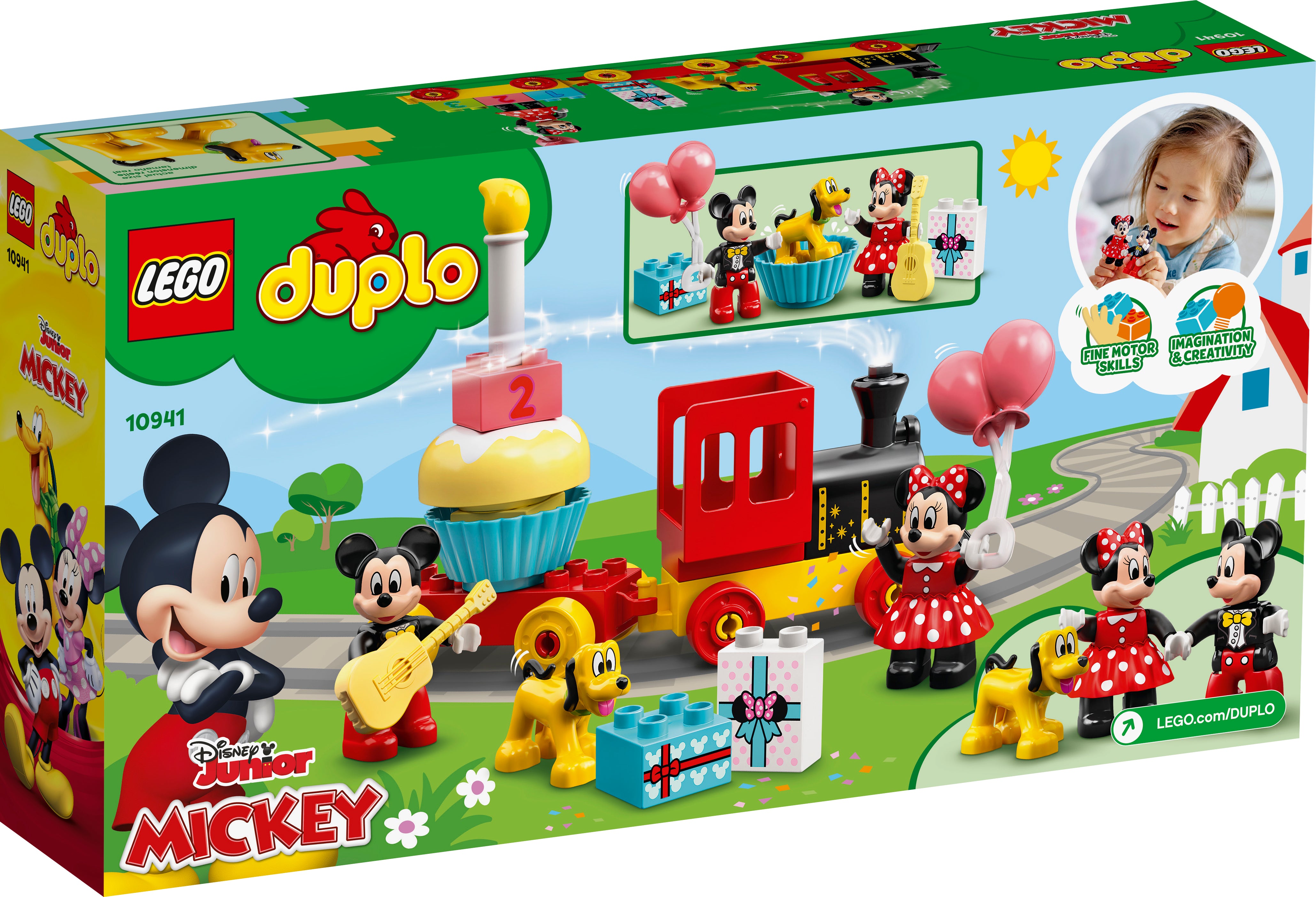 LEGO Mickey Minnie Birthday Train DUPLO 22 Piece, imported from the UK