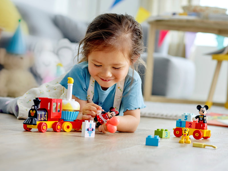 LEGO Mickey Minnie Birthday Train DUPLO 22 Piece, imported from the UK