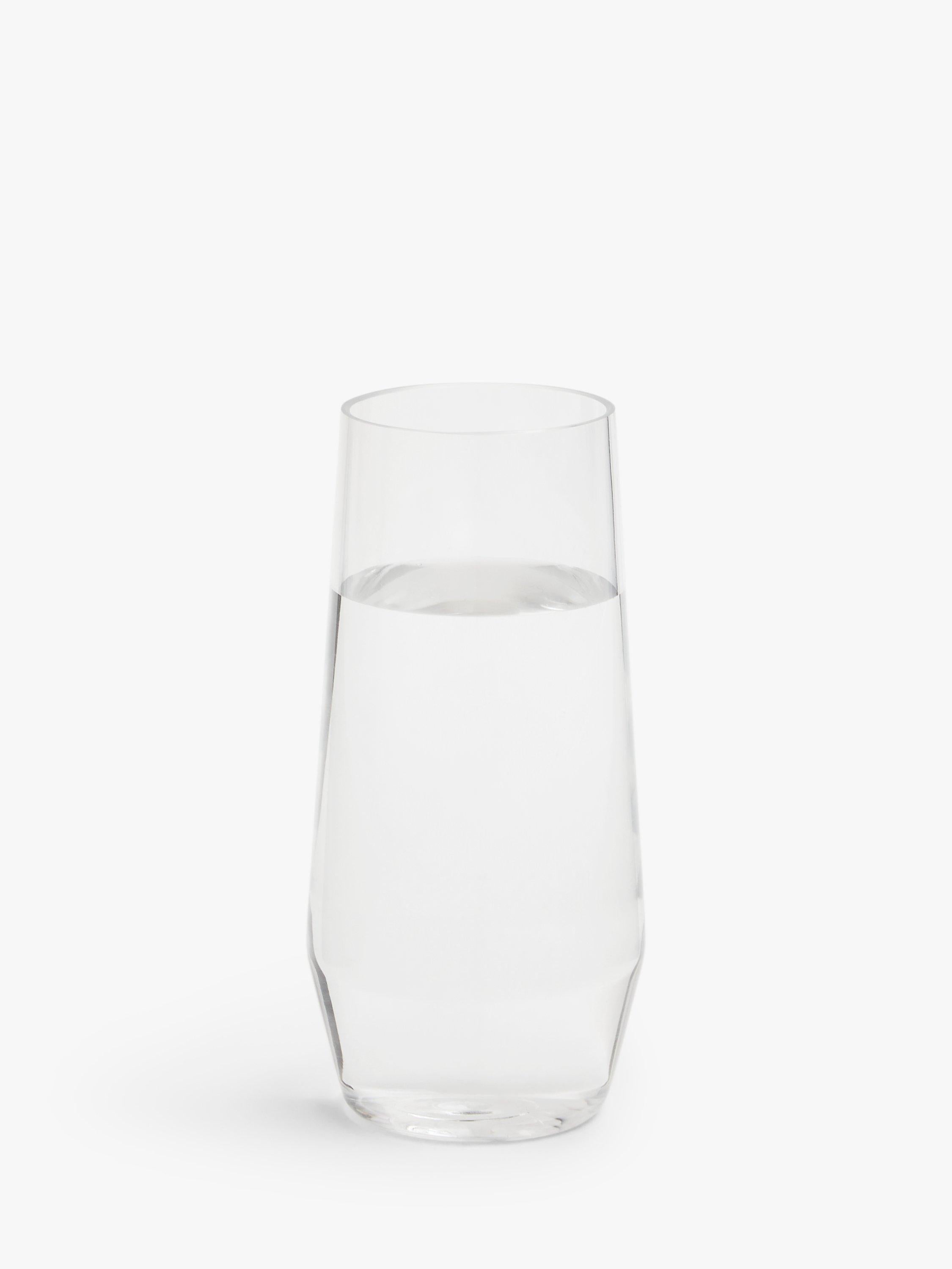 John Lewis plastic highball glass 535ml clear (British brand)