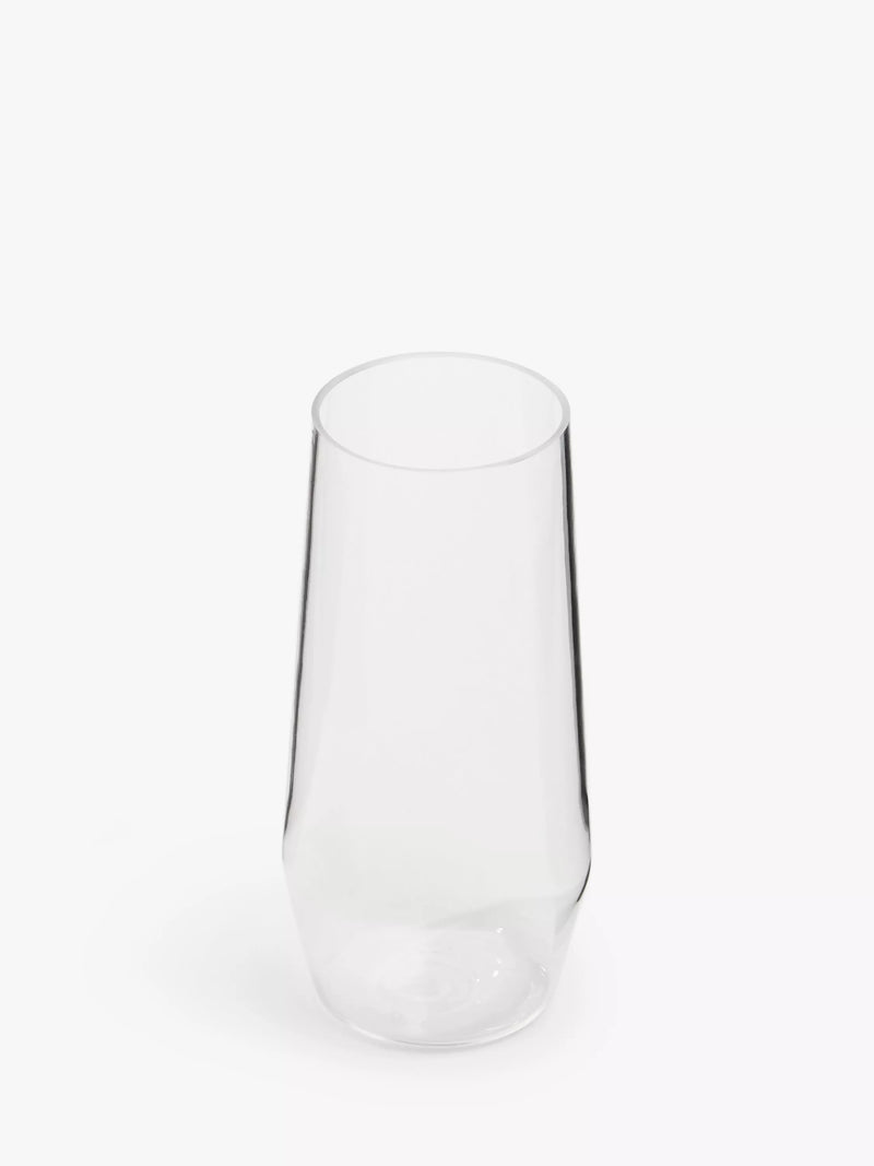 John Lewis plastic highball glass 535ml clear (British brand)