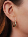 Ralph Lauren gold hoop earrings small, UK version