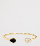 Boucheron Serpent Bohème bangle yellow gold diamond onyx, imported from the UK