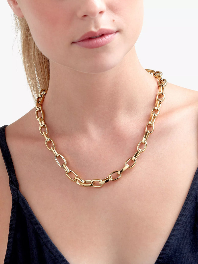 Melissa Odabash chunky chain necklace gold (British brand)