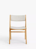 John Lewis X-Ray oak dining chair with woven polyester seat - British product