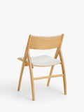 John Lewis X-Ray oak dining chair with woven polyester seat - British product