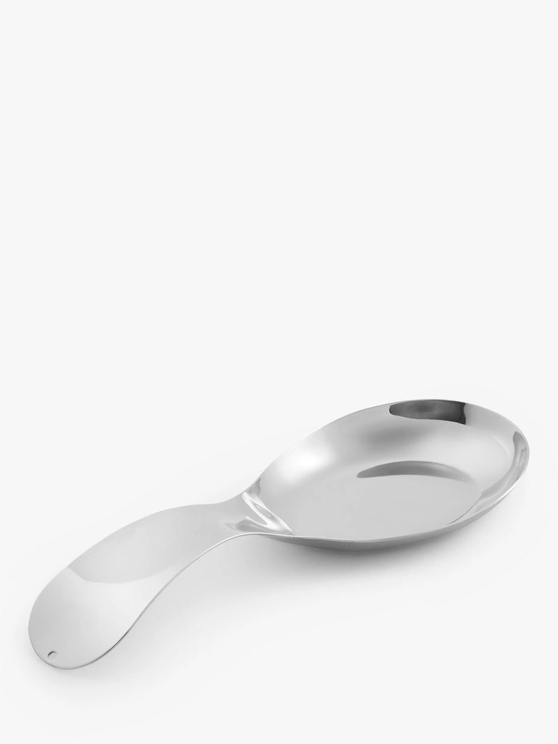 John Lewis stainless steel spoon rest silver, imported from the UK