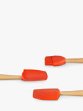 Le Creuset silicone utensil tools set of 3 in orange volcanic, UK version