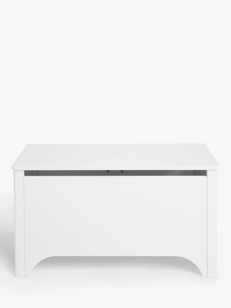 John Lewis Arc toy storage box white, imported from the UK
