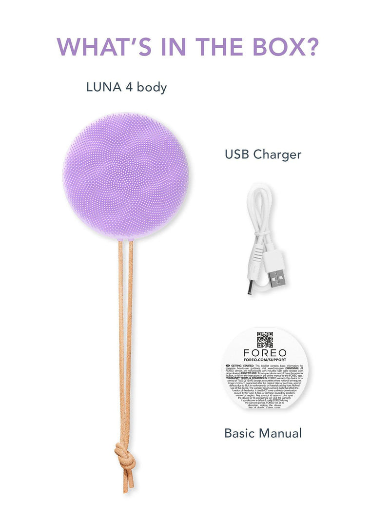FOREO LUNA 4 body brush, UK version