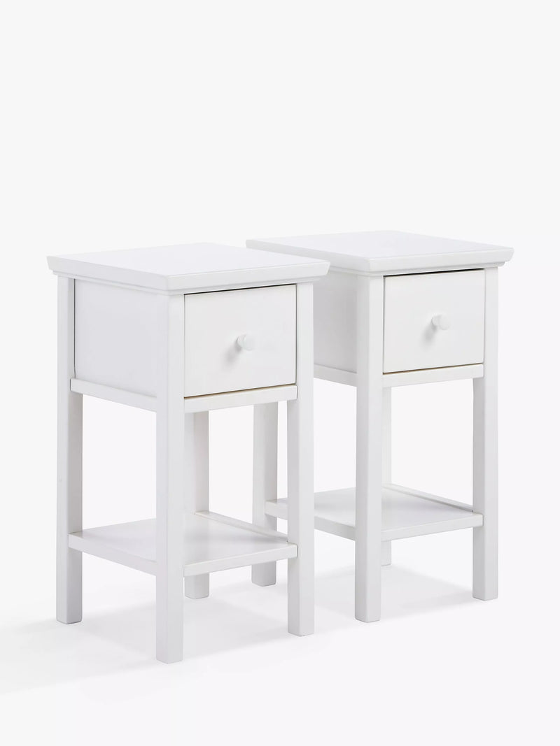 John Lewis Wilton bedside tables set of 2 painted finish - British product