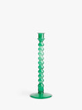 John Lewis Grassmere green glass candle holder, UK version