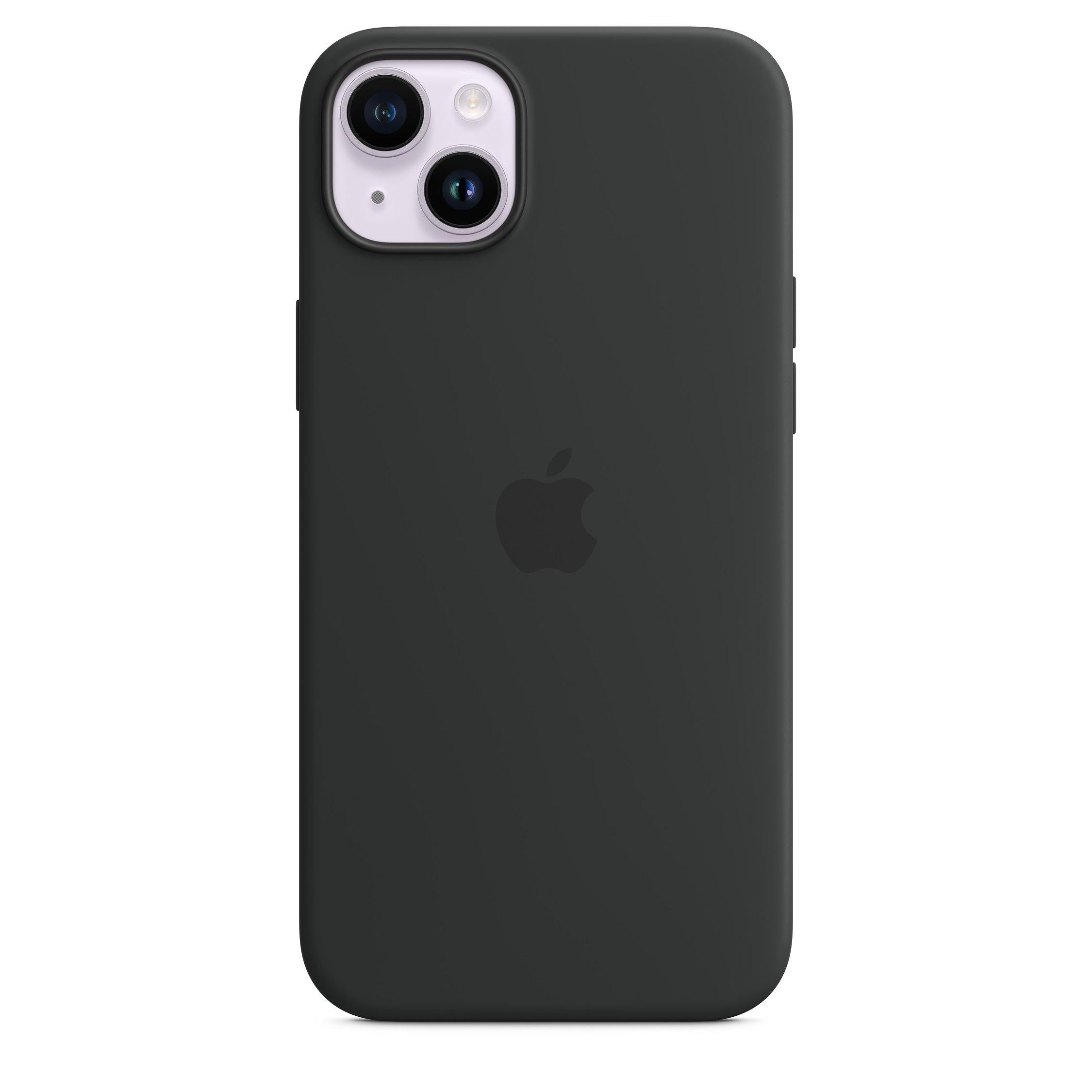 Apple silicone case with MagSafe for iPhone 14 Plus, UK version