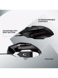 Logitech G502 X wired ergonomic gaming mouse - British product