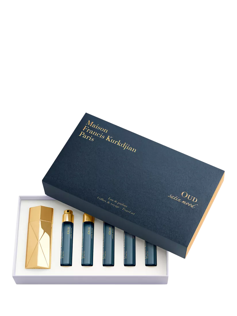 Maison Francis Kurkdjian Oud Satin Mood fragrance set 5 x 11ml, imported from the UK
