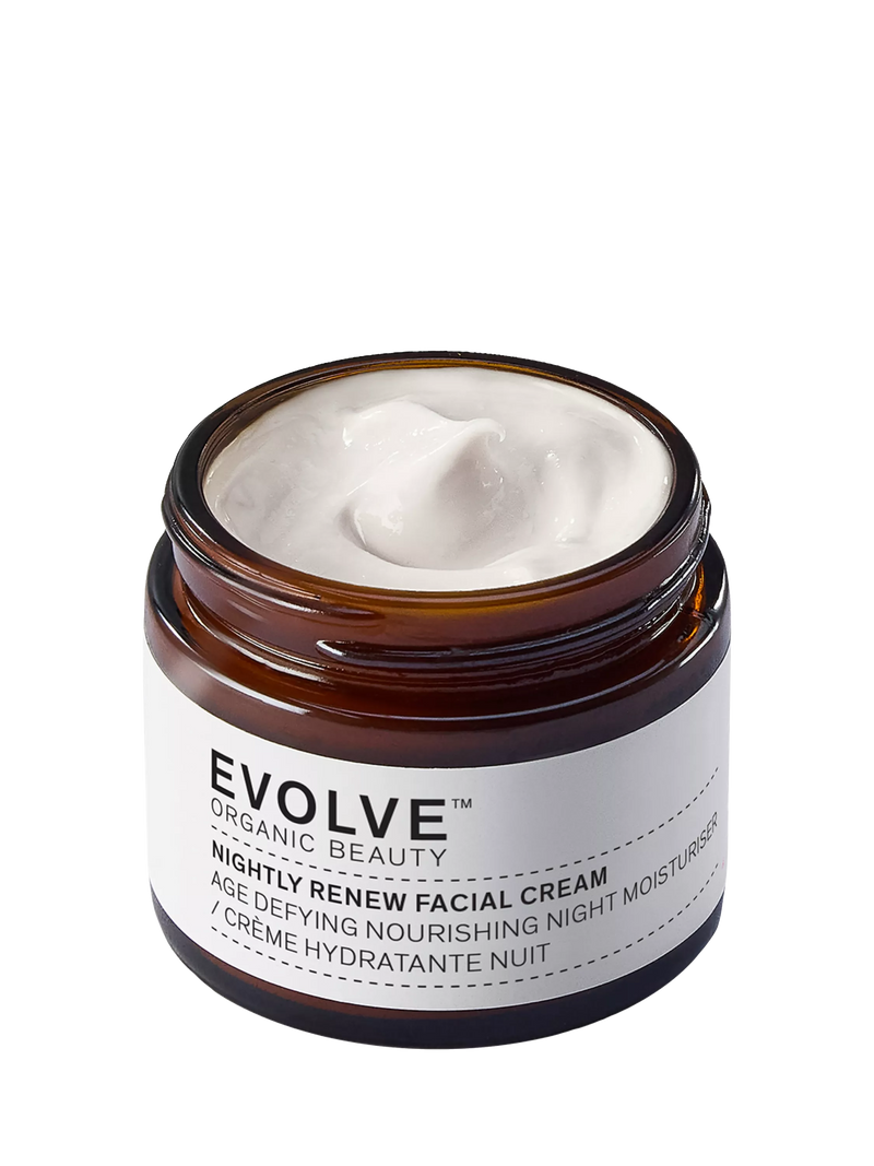 Evolve Organic Beauty Nightly Renew Facial Cream 60ml (British brand)