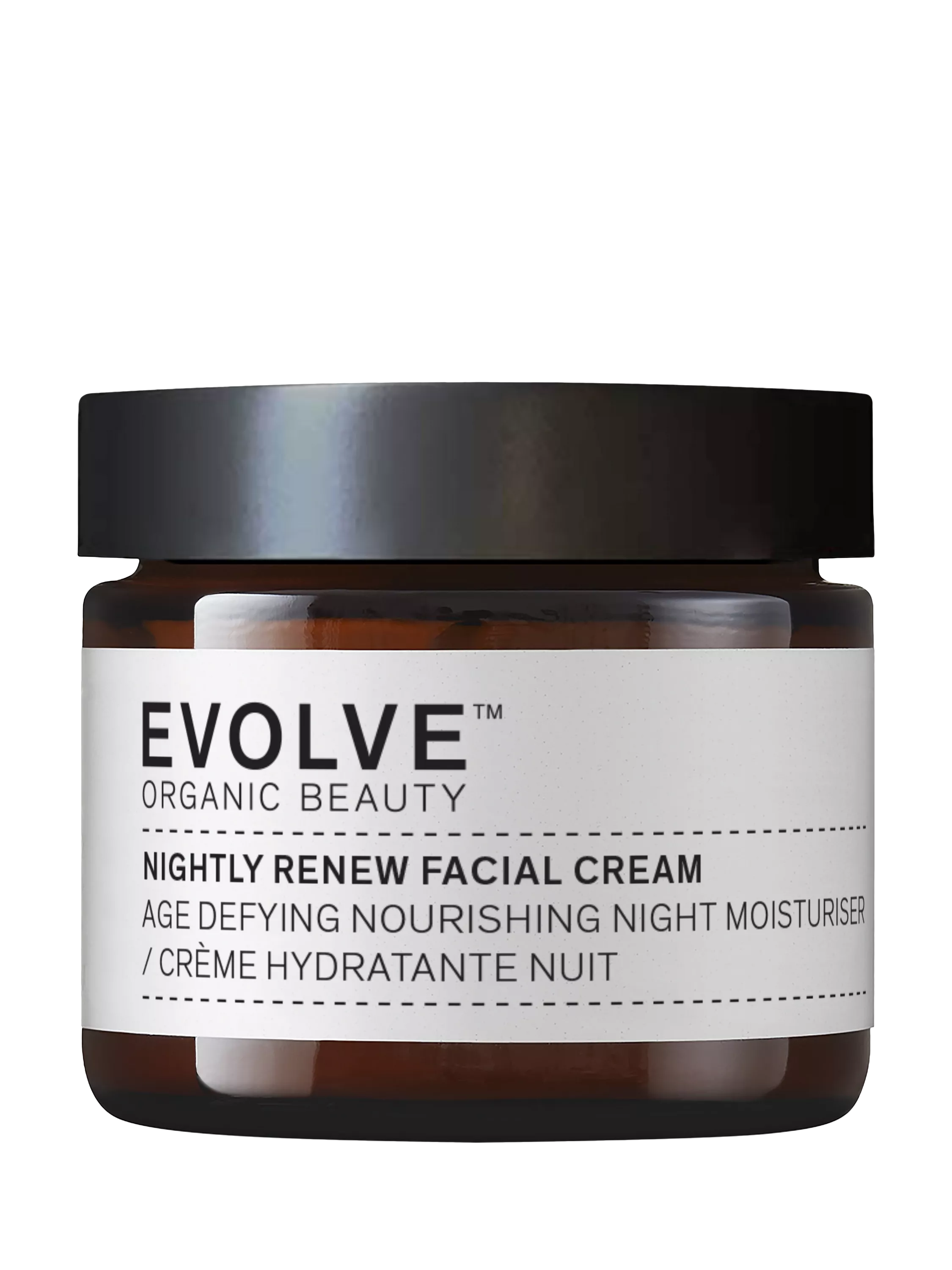 Evolve Organic Beauty Nightly Renew Facial Cream 60ml (British brand)