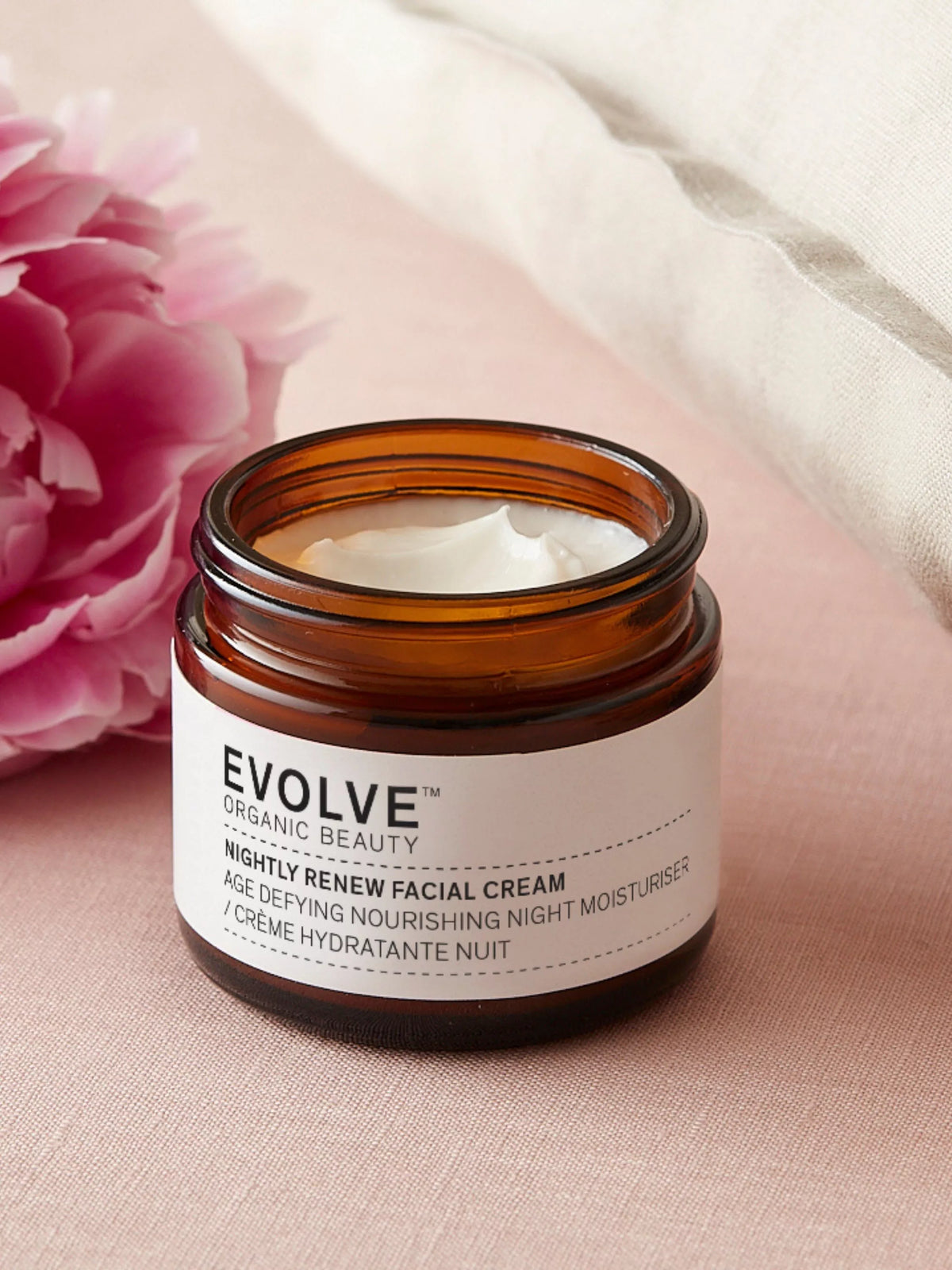 Evolve Organic Beauty Nightly Renew Facial Cream 60ml (British brand)