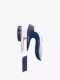 Tefal fabric shaver with adjustable head in blue and white, UK version