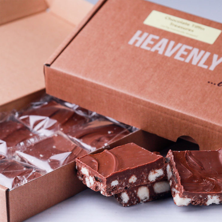 Heavenly Bakes Belgian Chocolate Tiffin Treasures 20 x 70g
