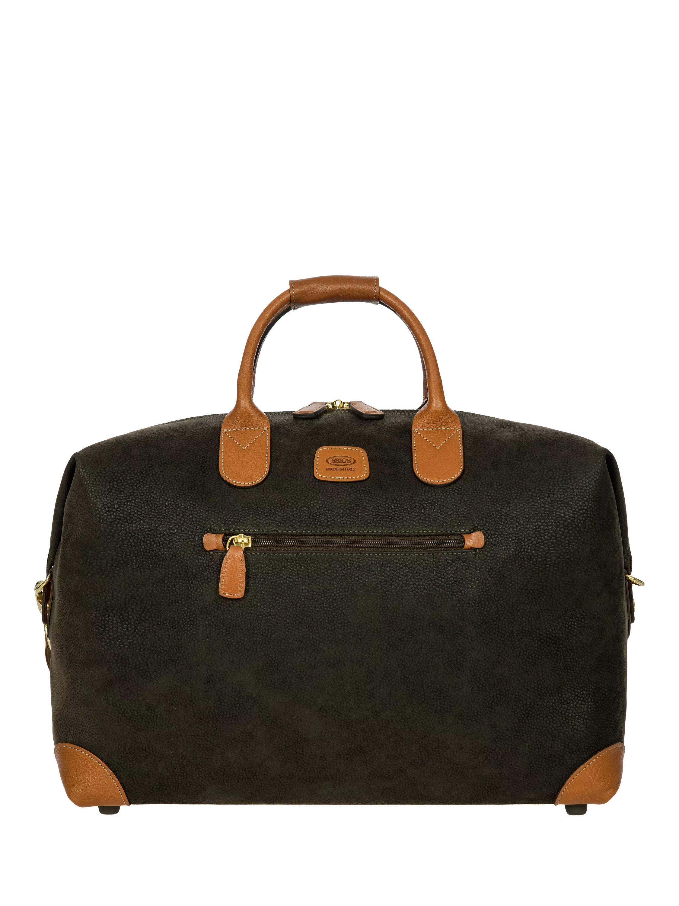 Bric's Life faux suede holdall with leather trim, UK version