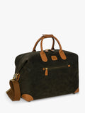 Bric's Life faux suede holdall with leather trim, UK version