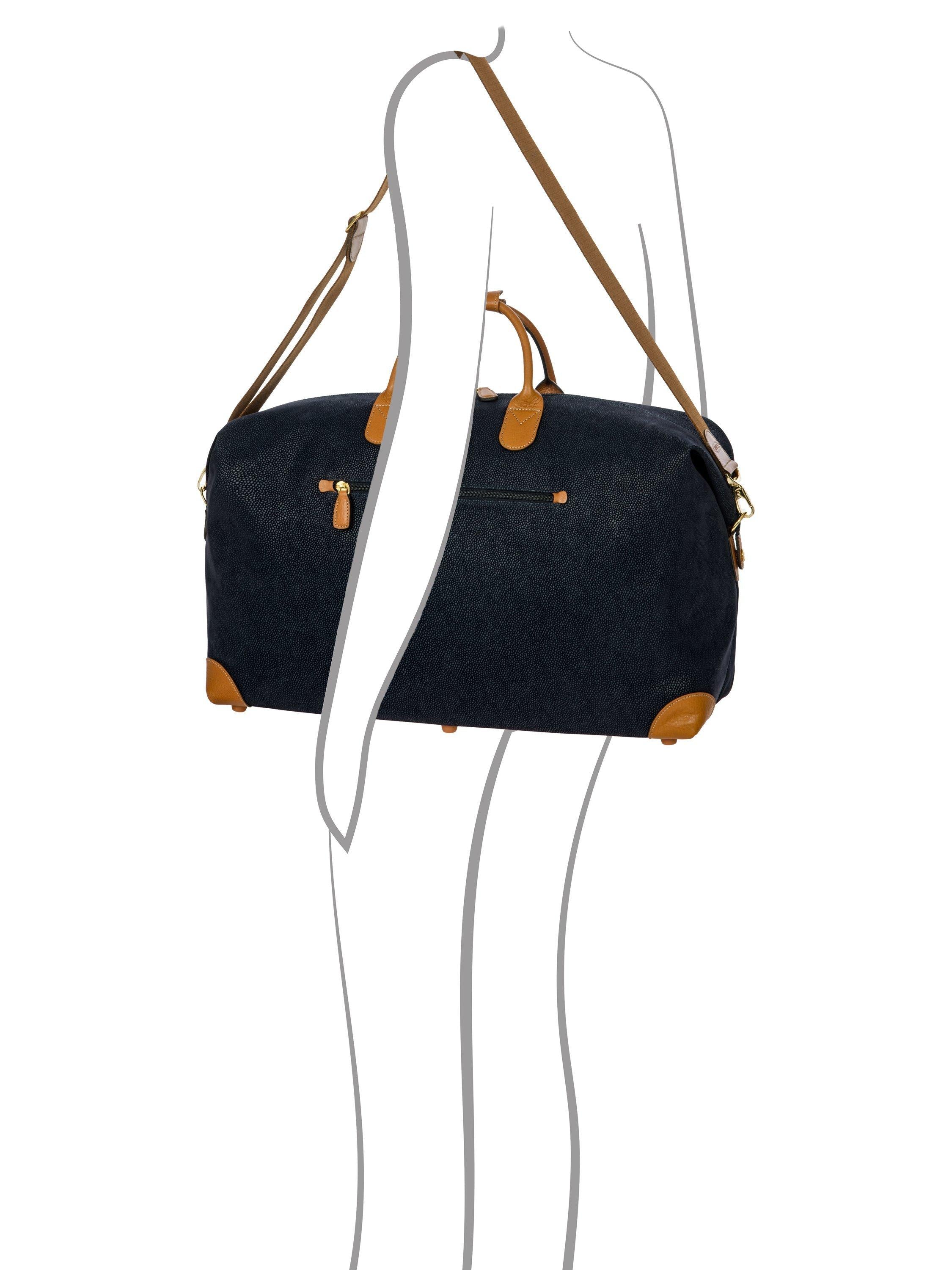 Bric's Life large faux suede holdall - British product