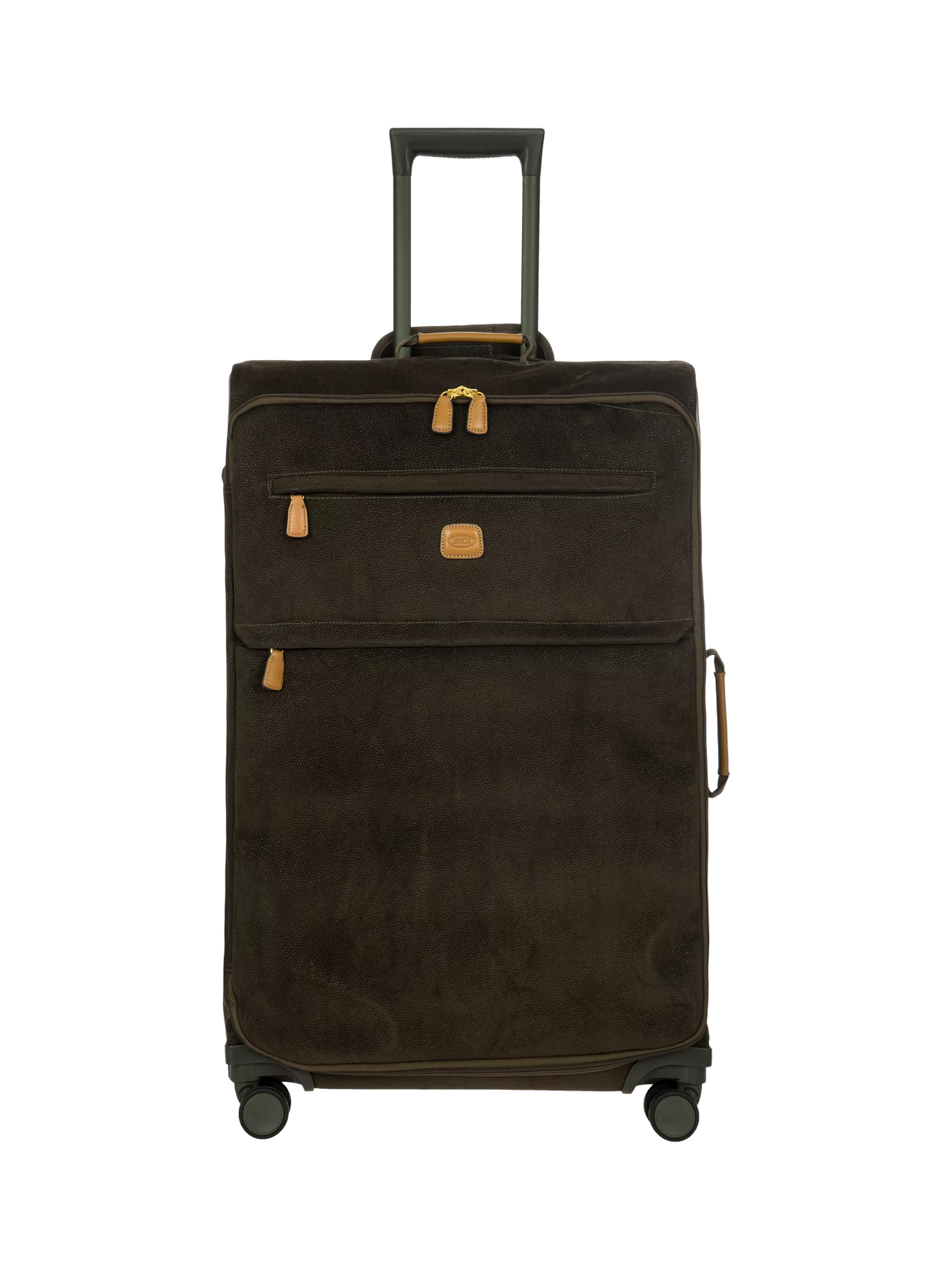 Bric's Life faux suede large suitcase 77cm - British product