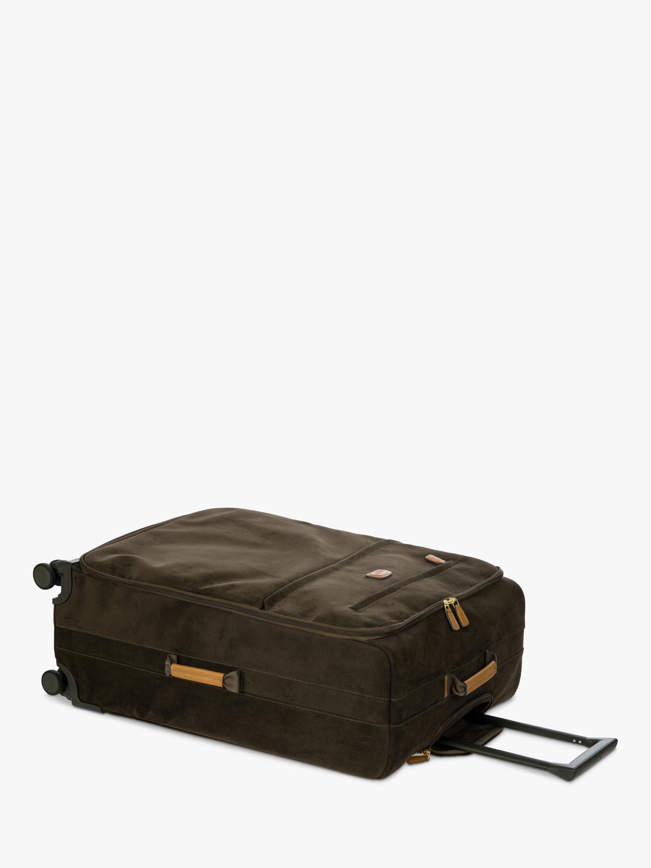 Bric's Life faux suede large suitcase 77cm - British product
