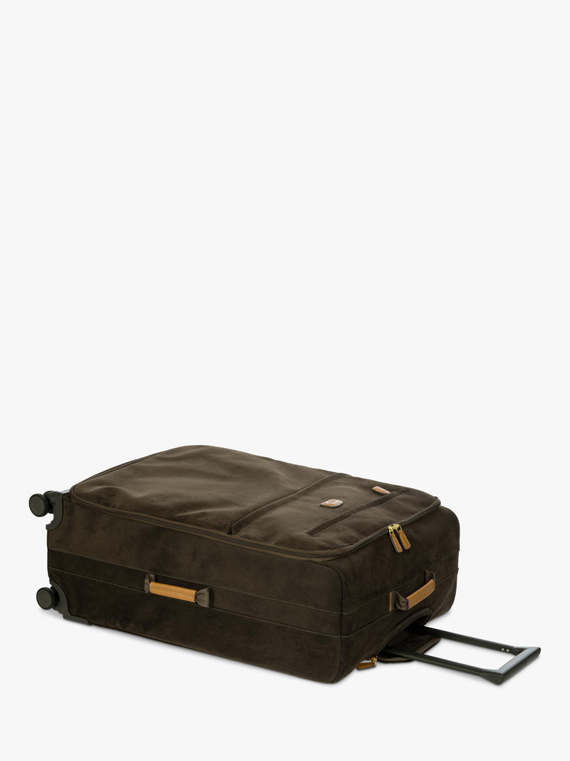 Bric's Life faux suede large suitcase 77cm - British product
