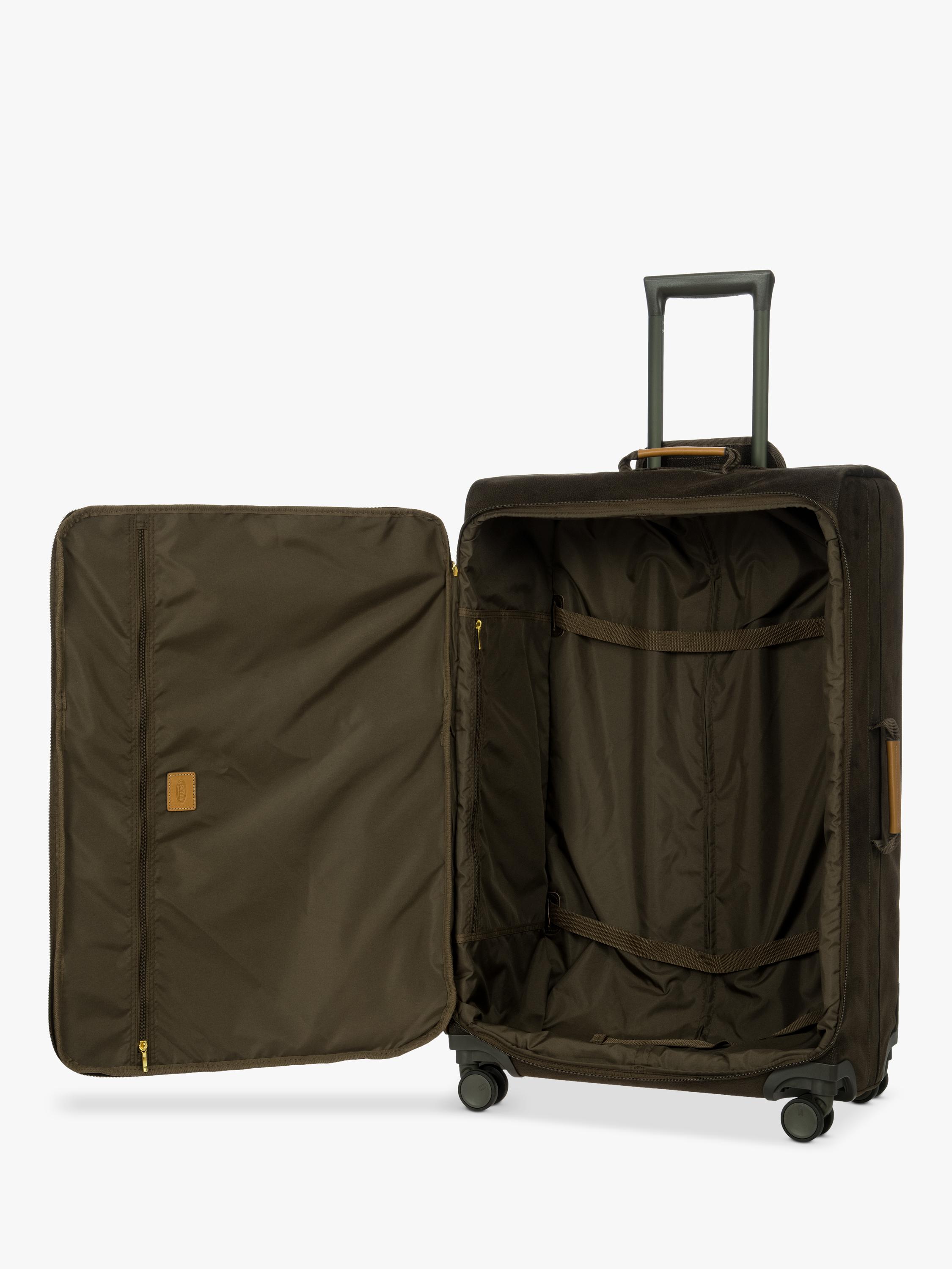 Bric's Life faux suede large suitcase 77cm - British product
