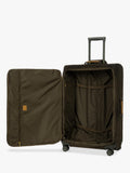Bric's Life faux suede large suitcase 77cm - British product