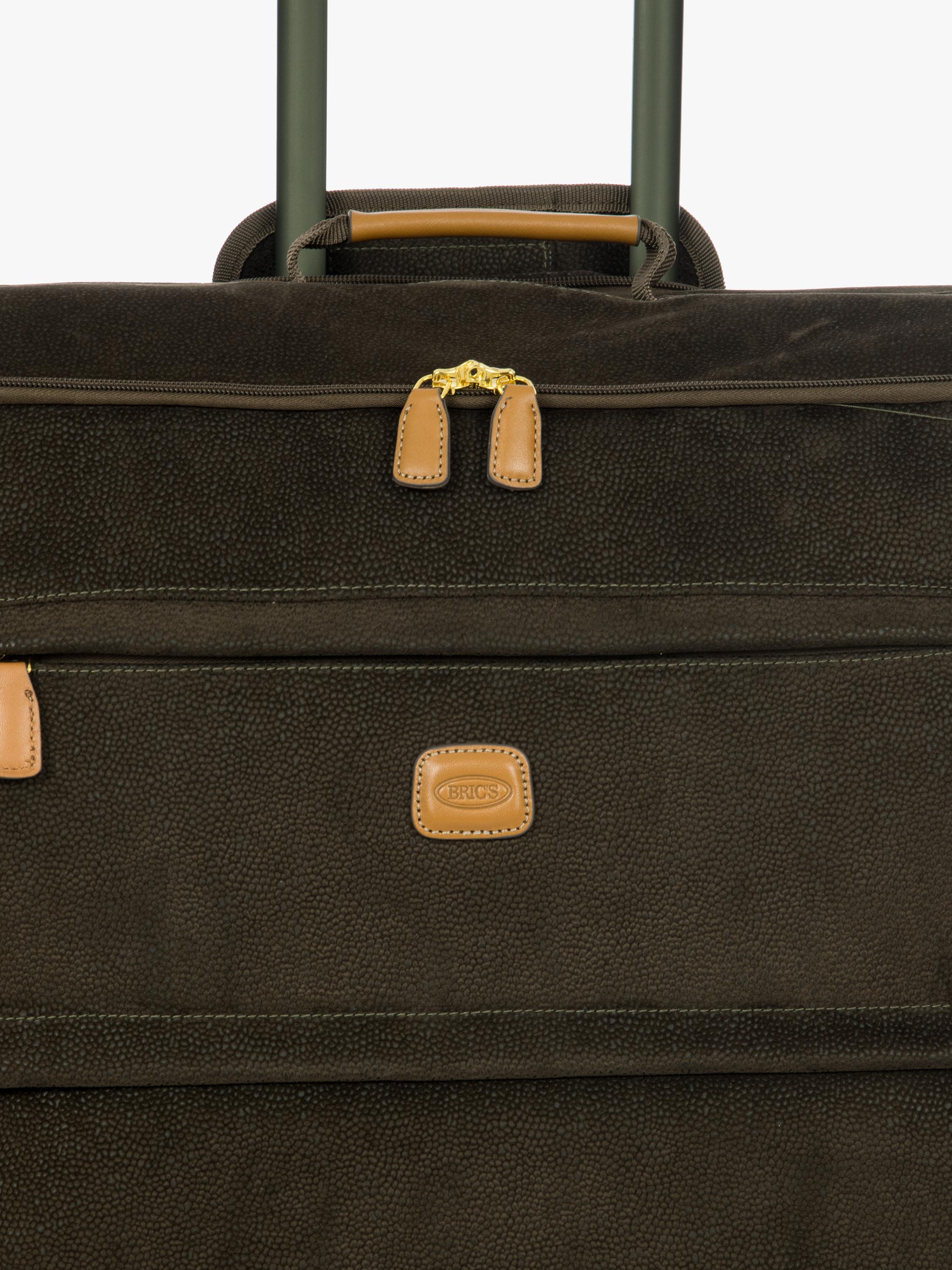 Bric's Life faux suede large suitcase 77cm - British product