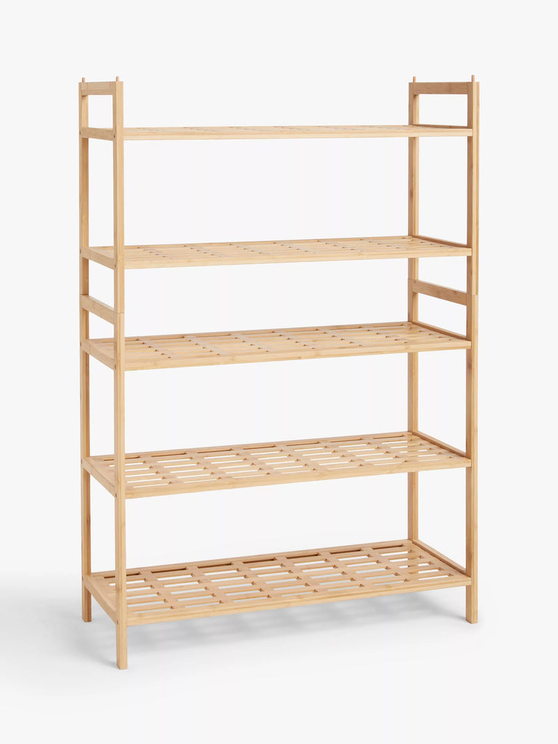 John Lewis bamboo shoe rack 2 tier, imported from the UK