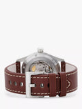 Hamilton Khaki Field automatic watch black dial brown leather strap 42mm, imported from the UK