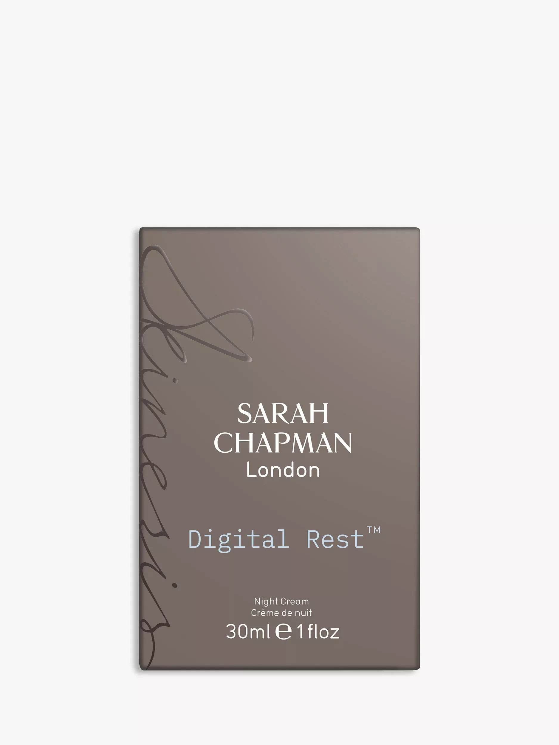 Sarah Chapman Digital Rest Night Cream 30ml (British brand)