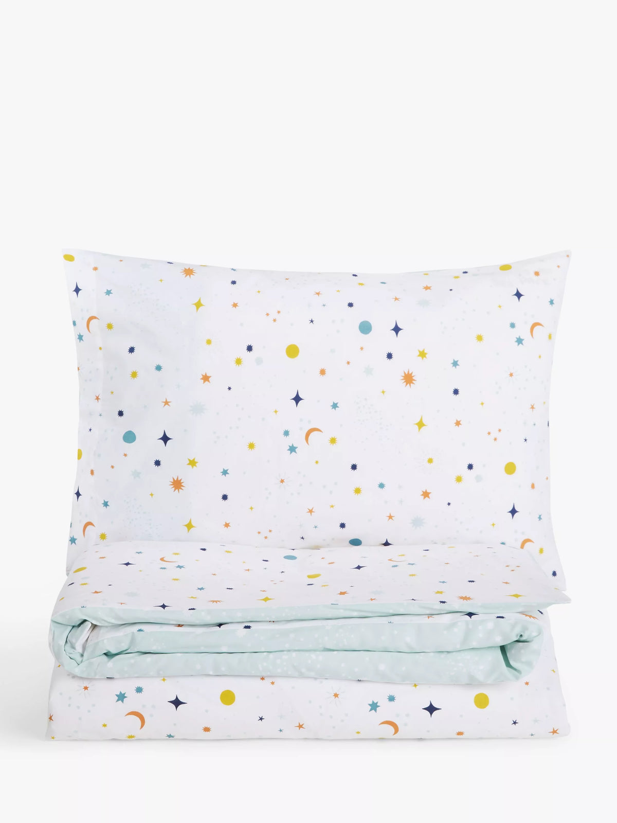 little home Space Star pure cotton duvet cover and pillowcase set, UK version