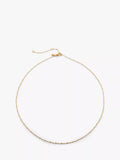Monica Vinader gold vermeil twist chain choker 38cm, UK version