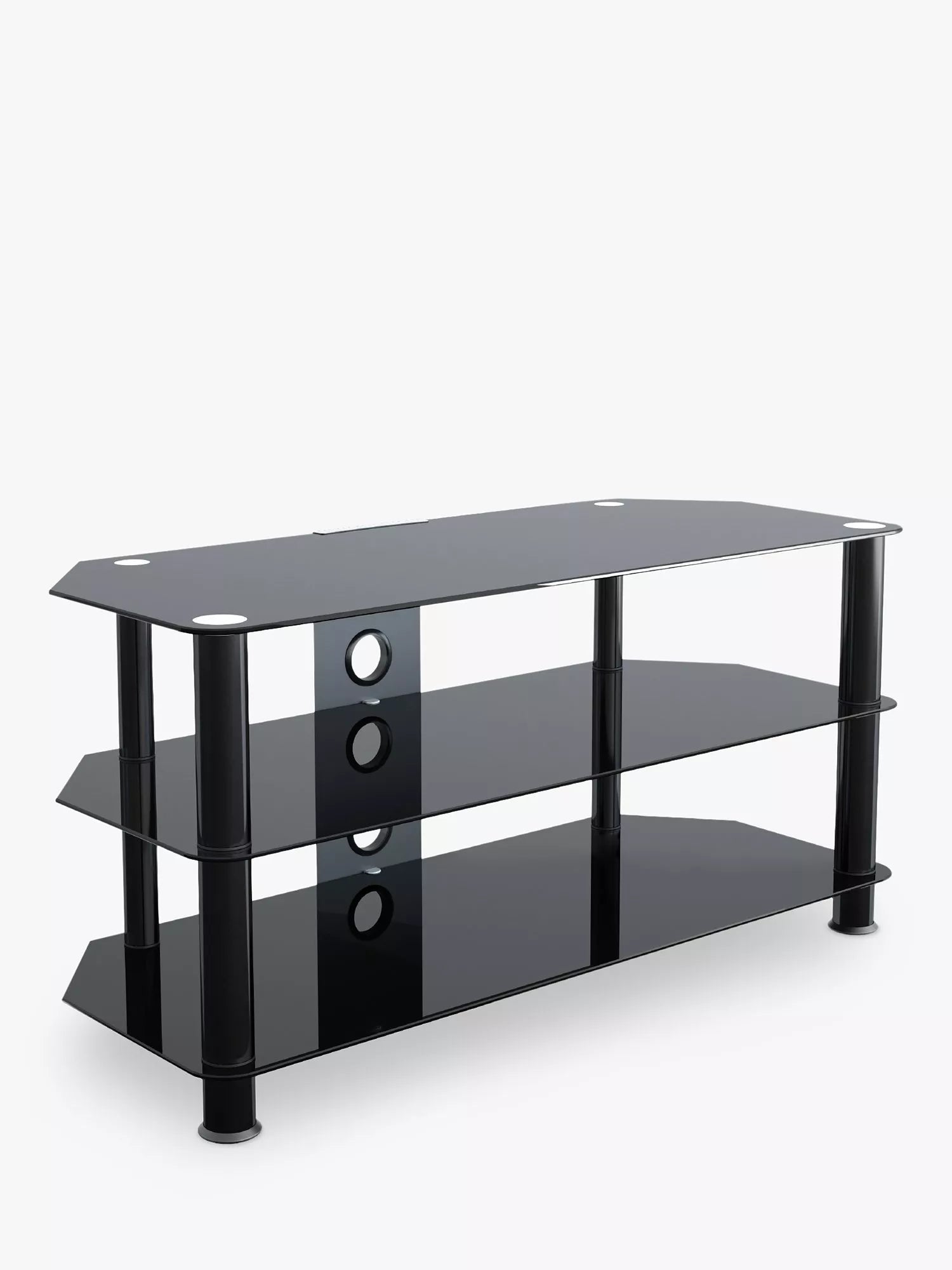 AVF corner TV stand with glass shelves for TVs up to 50 inch (British brand)
