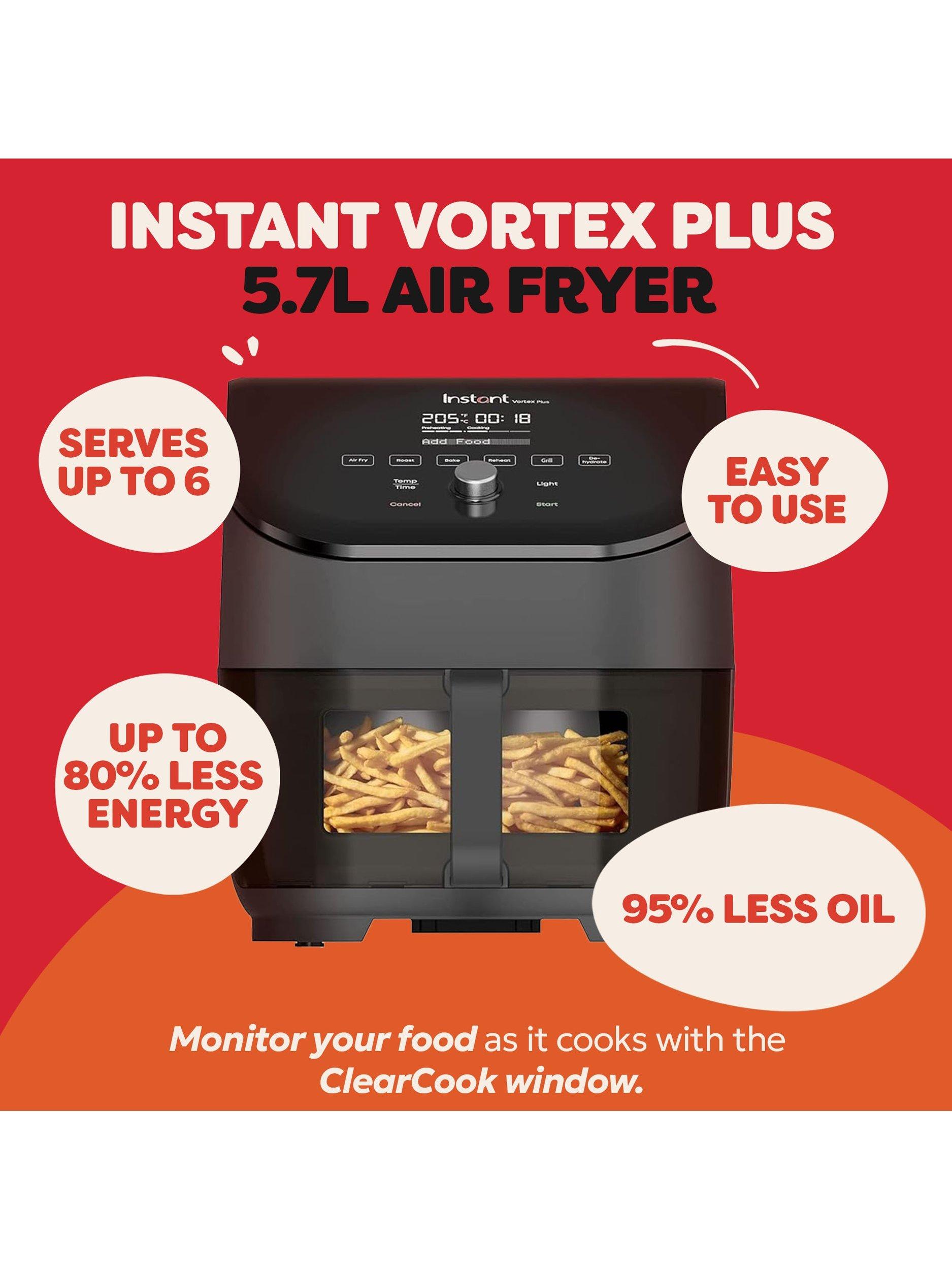 Instant Pot Vortex Plus ClearCook air fryer 5.7L (British brand)
