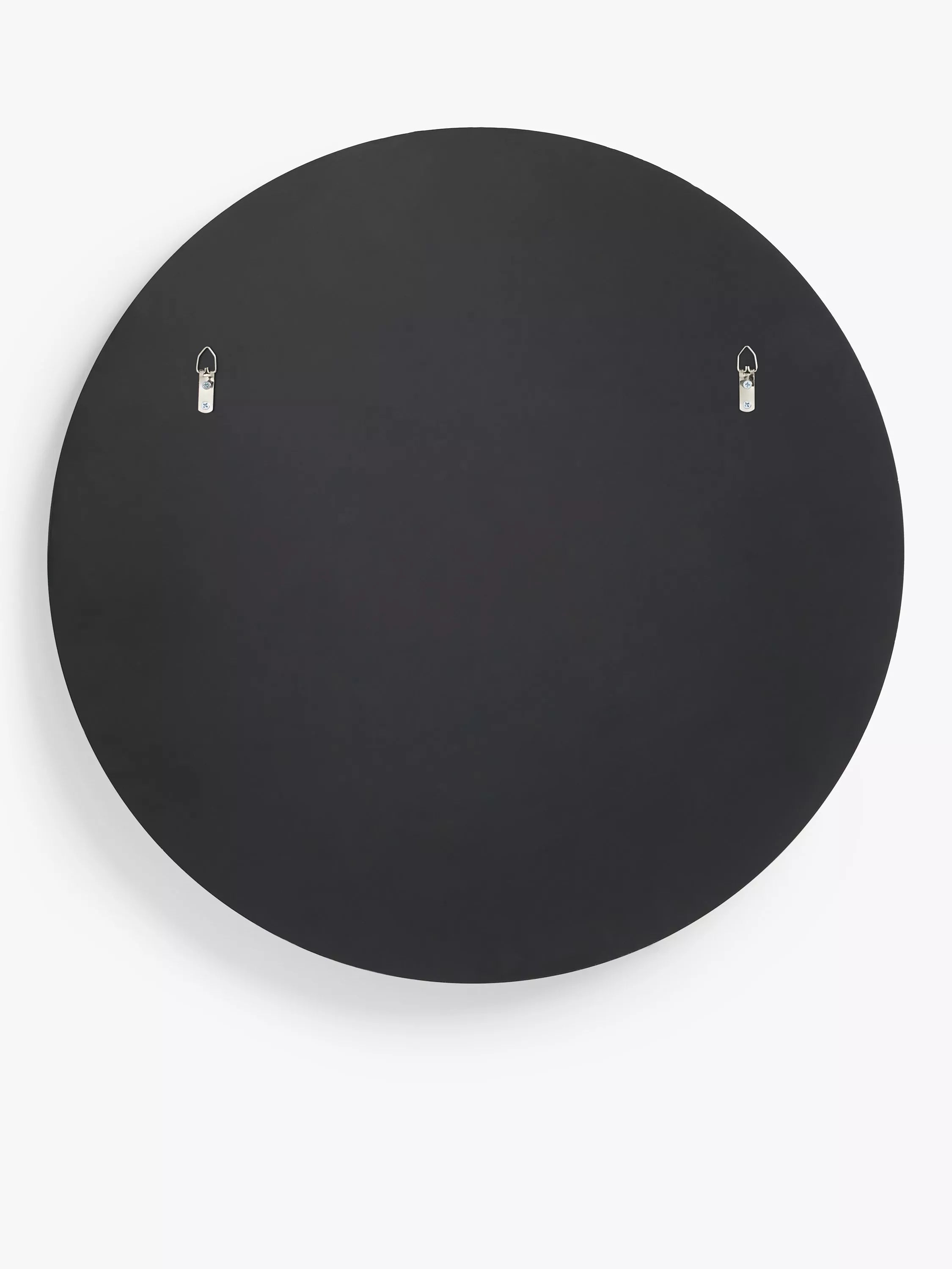 John Lewis thin frame round mirror 60cm black - British product