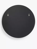 John Lewis thin frame round mirror 60cm black - British product