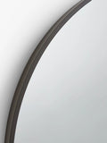John Lewis round wall mirror 65cm slim metal frame (British brand)