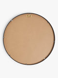 John Lewis round wall mirror 65cm slim metal frame (British brand)