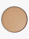 John Lewis round wall mirror 65cm slim metal frame (British brand)