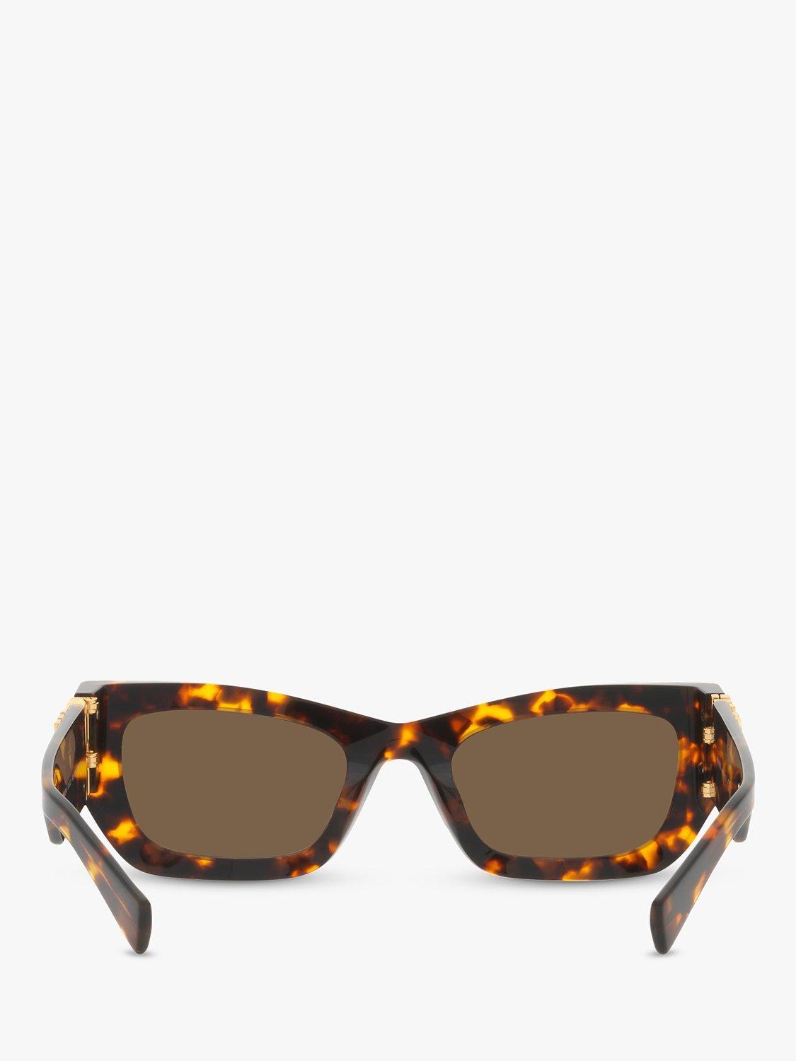 Miu Miu women's rectangular sunglasses Havana (British brand)
