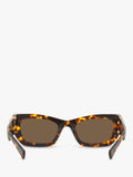 Miu Miu women's rectangular sunglasses Havana (British brand)