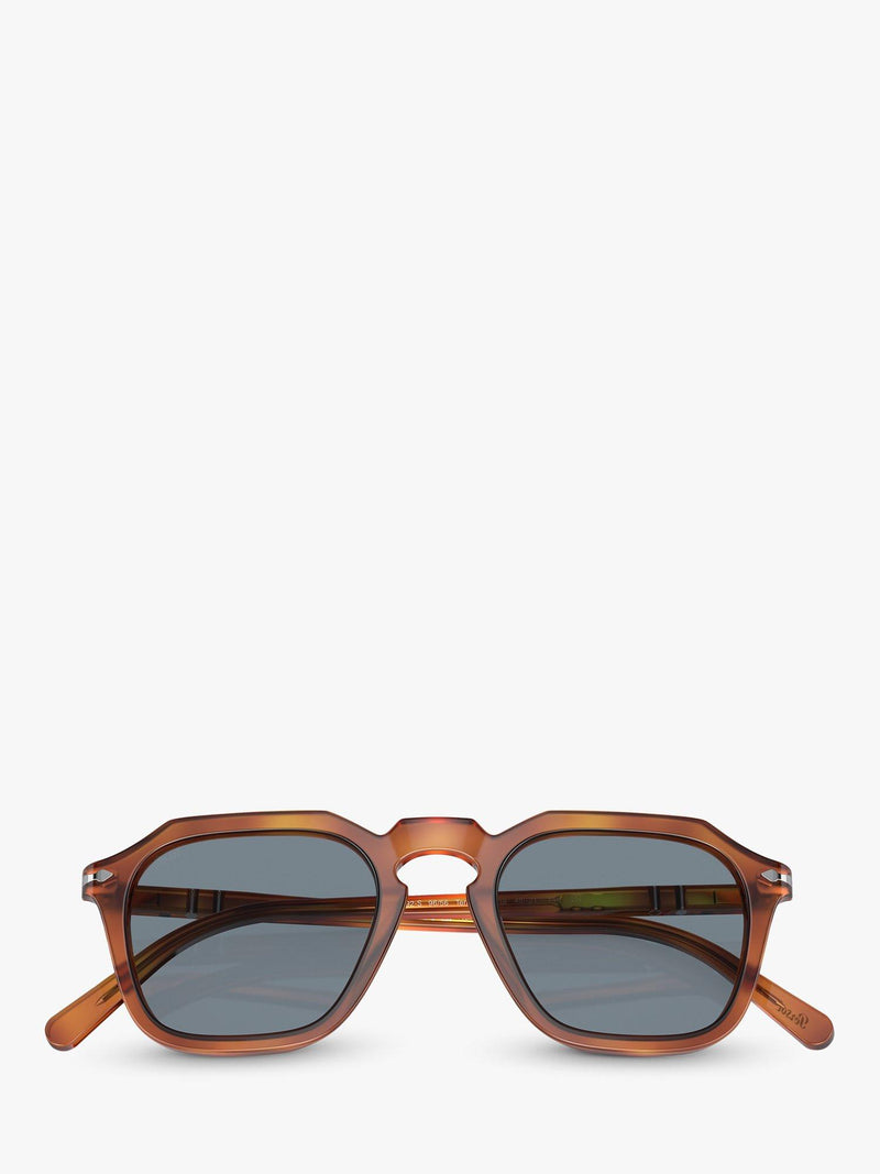 Persol PO3292S polarised square sunglasses 50mm - British product